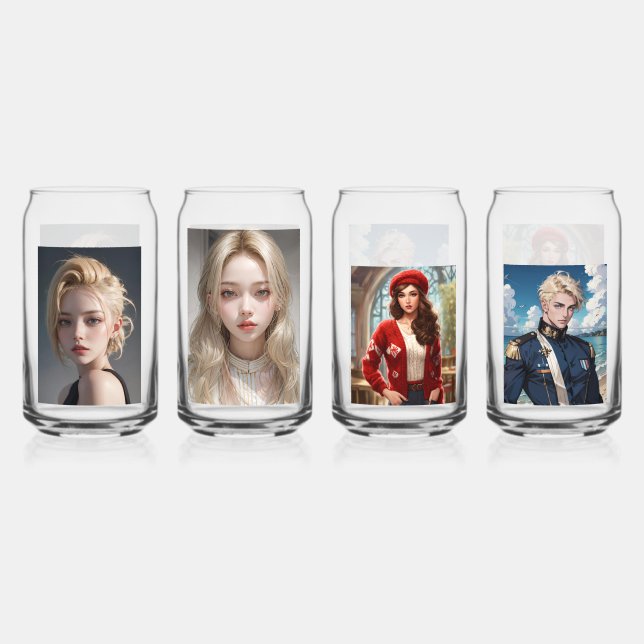 Verre Canette Ensemble de produits (Recto)