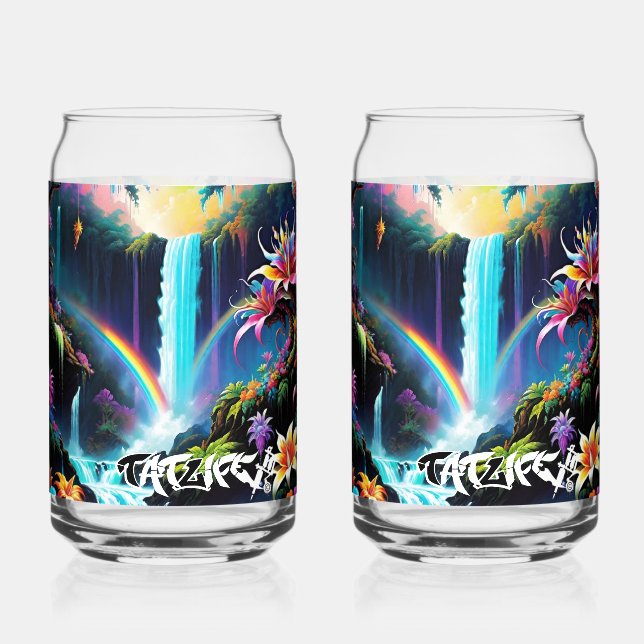 Verre Canette Ensemble de produits de boisson Rainbow Imaginaire (Recto)