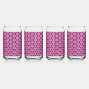 Verre Canette Ensemble de produits de consommation rose
