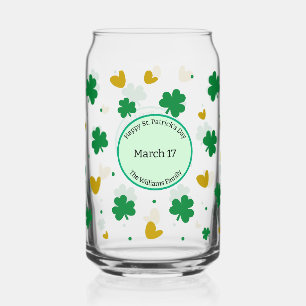 Verre Canette Ensemble de produits de la journée St. Patrick
