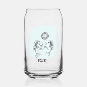 Verre Canette Ensemble de vaisselle à boire Disco Fish Zodiaque