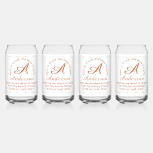 Verre Canette Ensemble de vaisselle de bénédiction catholique av