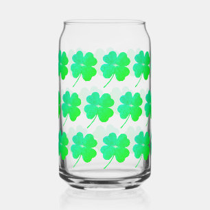 Verre Canette Ensemble de vaisselle de la Saint-Patrick Shamrock
