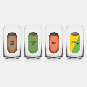 Verre Canette Ensemble "Soda" de Drinkware Can Glass
