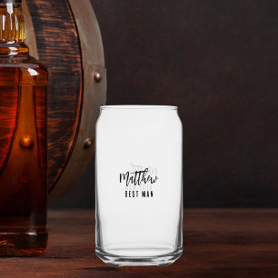 Verre Canette Enterrement de vie de garçon du témoin