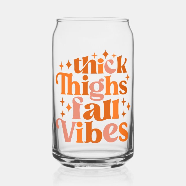 Verre Canette Épais cuisses Vibes Automne (Recto)
