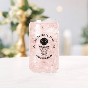 Verre Canette Équipe de basketball Ajouter un nom