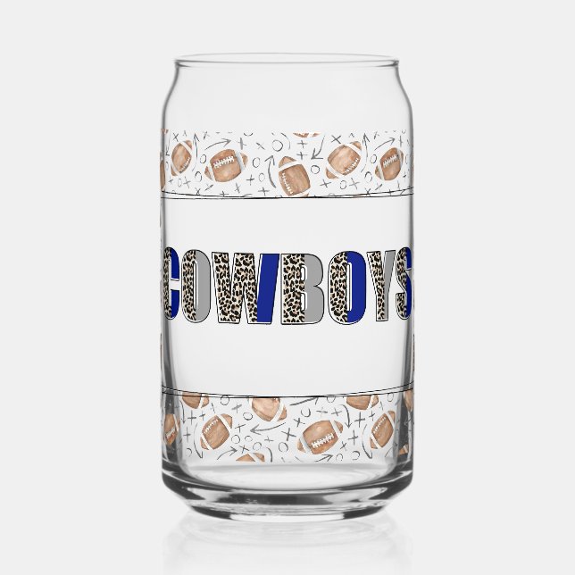 Verre Canette Équipe Fierté (Recto)