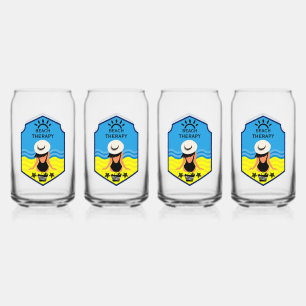 Verre Canette Essentiel Été Plage 