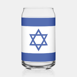 Verre Canette Etat d'Israël Drapeau, Étoile de David Juifs