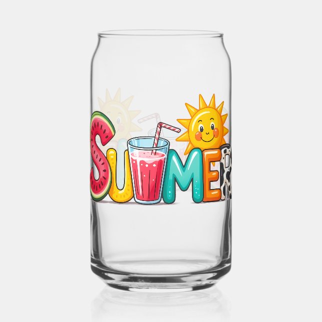 Verre Canette Été  (Verso)