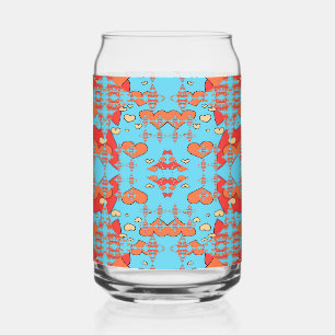 Verre Canette Étincelles de cœurs