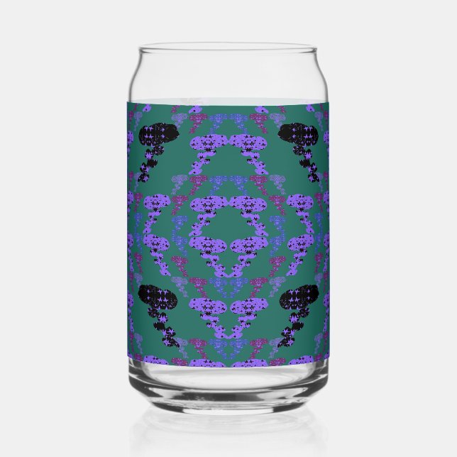 Verre Canette Étoiles Roses (Recto)