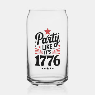 Verre Canette Faire la fête comme si c'était 1776 Tee drôle du