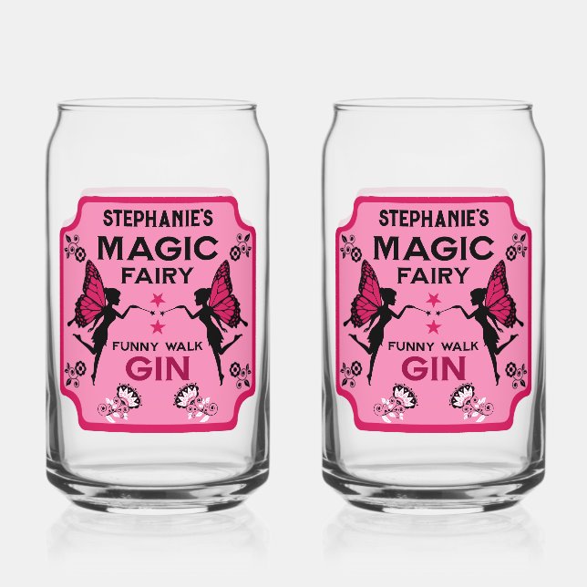 Verre Canette Fairy Princess Magic Gin (Recto)