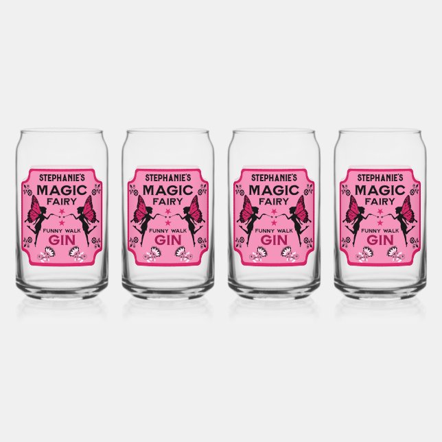 Verre Canette Fairy Princess Magic Gin (Recto)