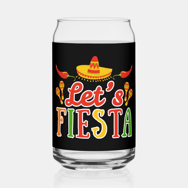 Verre Canette Faisons la fête Cinco de Mayo (Recto)