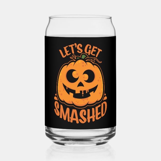 Verre Canette Faisons tomber Tipsy Halloween Jack-O’-Lantern (Recto)