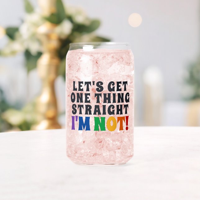 Verre Canette Faisons une chose, je ne suis pas (Insitu (Mariage))