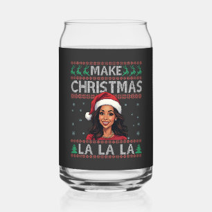 Verre Canette Faites Noël La La La Ugly Xmas Sweat Kamala