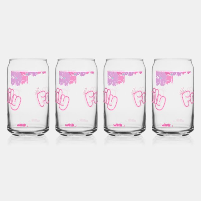 Verre Canette Family Flower Mug (Droite)