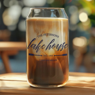 Verre Canette Family Lake House Location Nautique Décor Personna