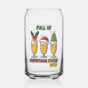 Verre Canette Fantaisie de bière de Noël