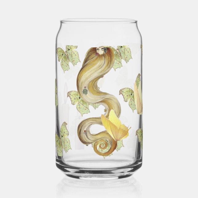 Verre Canette Feminine Spring Glass – Soft Pastel  (Recto)