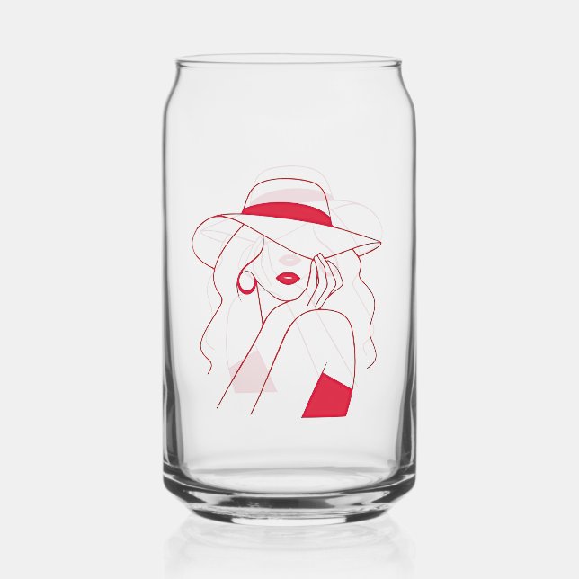 Verre Canette Femme (Recto)