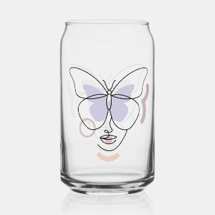 Verre Canette Femme