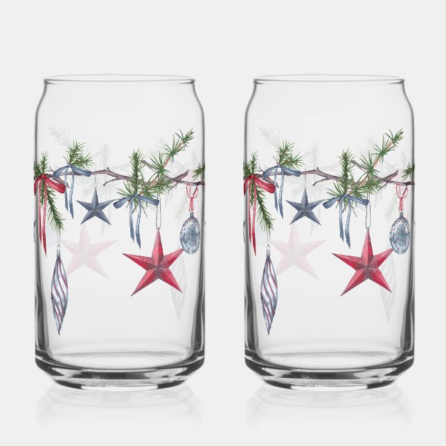 Verre Canette Festive Christmas Garland: Holiday Cheer Drinkware (Verso)