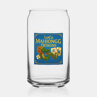 Verre Canette Festive Mahjong Pint Glasses 