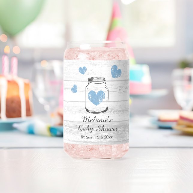 Verre Canette Fête baby shower tendance personnalisée peut lunet (Insitu (Anniversaire))