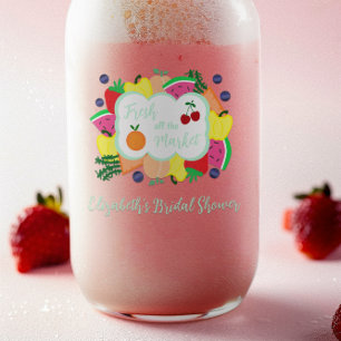 Verre Canette Fête de douche de mariée Fresh Off The Market
