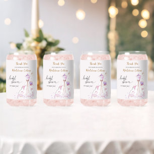 Verre Canette Fête des mariées personnalisée Mariage robe Merci