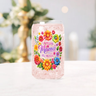Verre Canette Fête des Mères La Meilleure Maman Du Monde