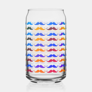 Verre Canette Fête des pères Barres colorées Noms et messages pe