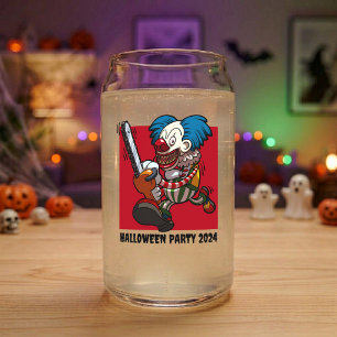 Verre Canette Fête d'Halloween Changer l'Année Clown Tronçonneus