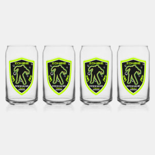 Verre Canette Fête zombie pour enfants