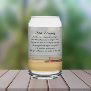 Verre Canette Fibres traditionnelles irlandaises de blé doré