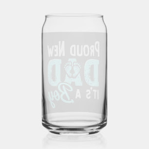 Verre Canette Fier Nouveau Papa C'est un garçon Genre Révéler Pa