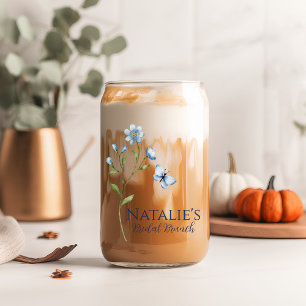 Verre Canette Fleur sauvage Fête des mariées personnalisée Café 