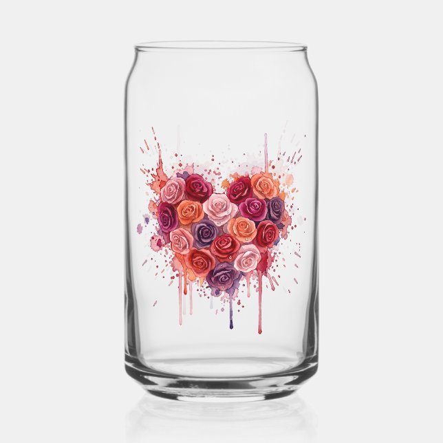 Verre Canette Fleurs (Recto)