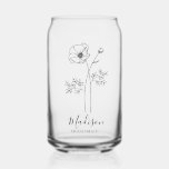 Verre Canette Fleurs du mois de naissance Octobre Cosmos Bridesm<br><div class="desc">Célébrez vos demoiselles d'honneur avec nos Fleurs du Mois de la Naissance Modernes Cadeaux de demoiselles d'honneur Fleurs sauvages florales pour son Can Glass - un mélange unique de style contemporain et de charme personnalisé. Décoré de fleurs de naissance dans un design moderne, ce verre polyvalent fait un cadeau de...</div>
