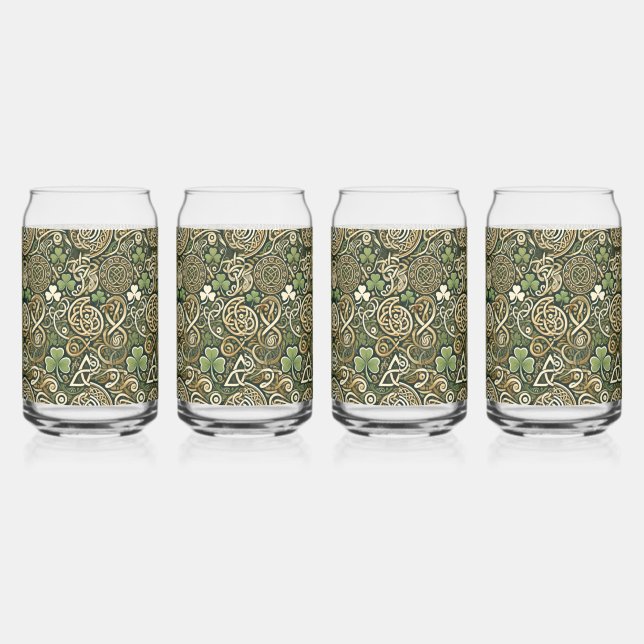 Verre Canette Floraison Celtique (Droite)
