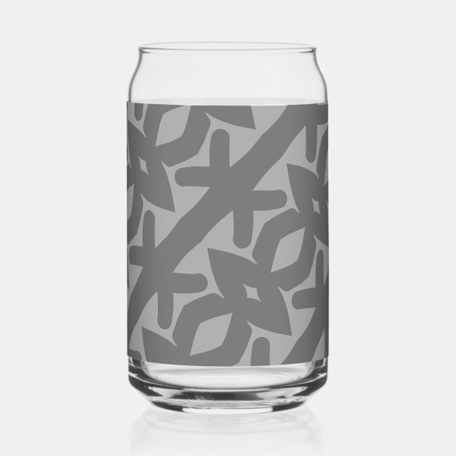 Verre Canette flux abstrait (Recto)