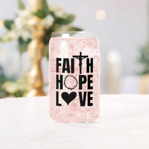 Verre Canette Foi Espoir Aimer Jésus Religion chrétienne