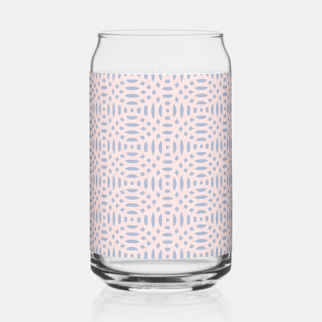 Verre Canette formes circulaires motif sans couture (Recto)