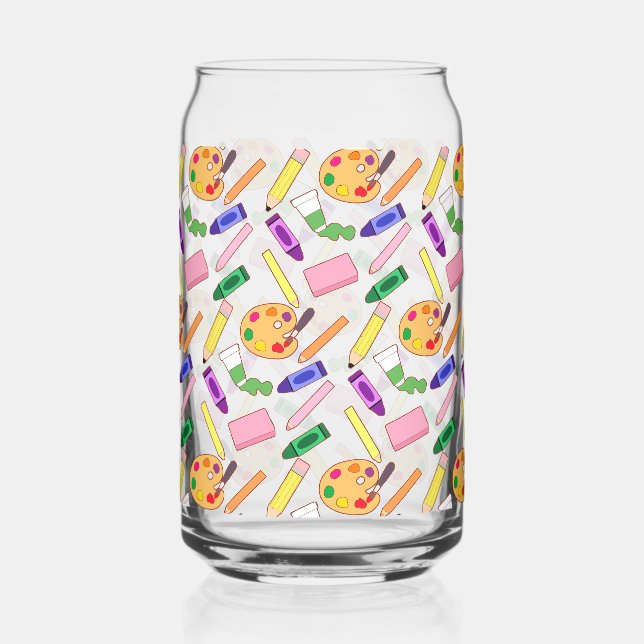 Verre Canette Fournitures d'art coloré (Recto)