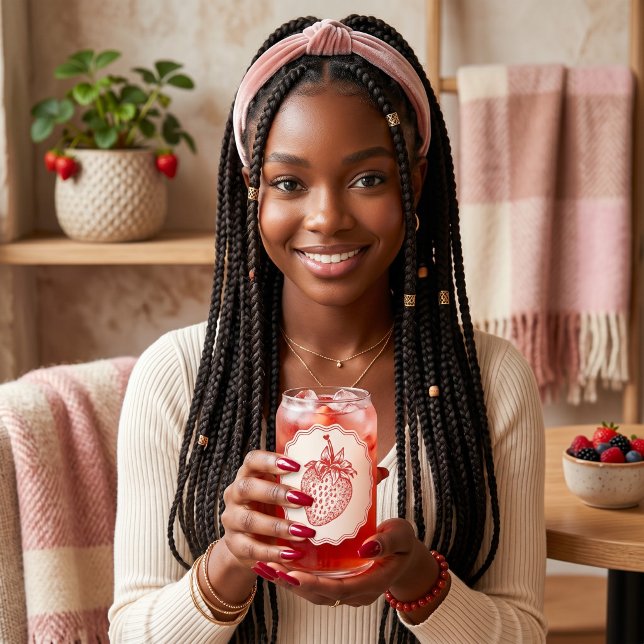Verre Canette Fraise (Créateur téléchargé)